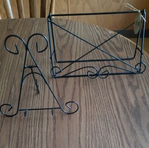 Set Of Two Wrought Iron Pieces